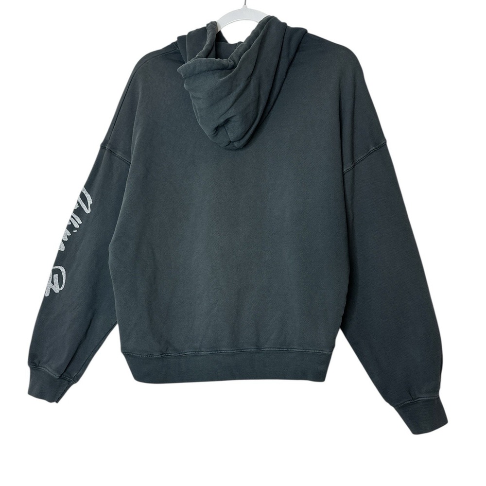 Free People DAYDREAMER X‎ REVOLVE Flocked Rolling Stones Hoodie Sweatshirt XS - Picture 3 of 10